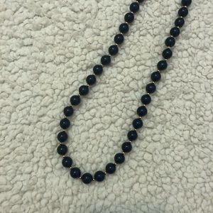 Black Beaded Necklace